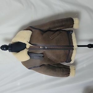 Vintage Avirex LTD sheepskin flight jacket